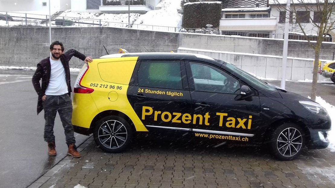 Behinderten und Rollstuhl Taxi Service Transport Winterthur Prozent Taxi Fahrzeuge Flotte Semkan Ikan